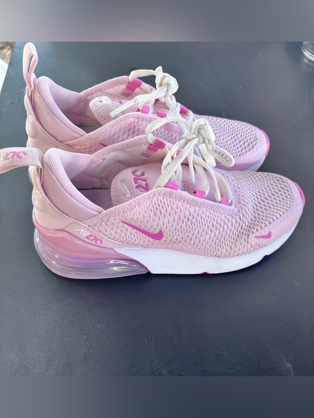 Nike Kids Pink Air Max 270-Style Sneakers
